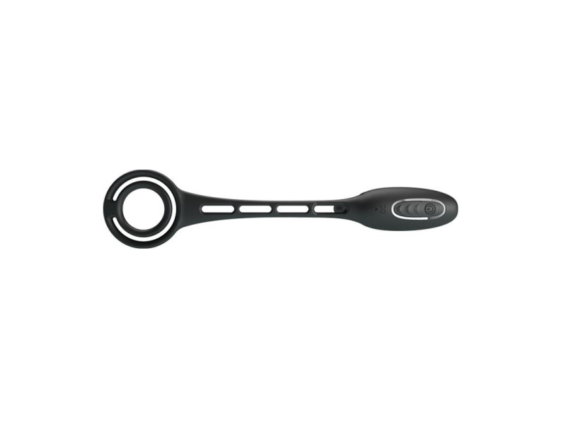 Plug Anal con Anillo para el Pene con Vibracion