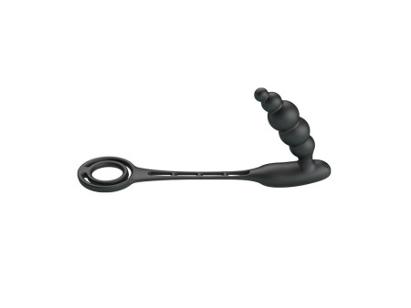 Plug Anal con Anillo para el Pene con Vibracion