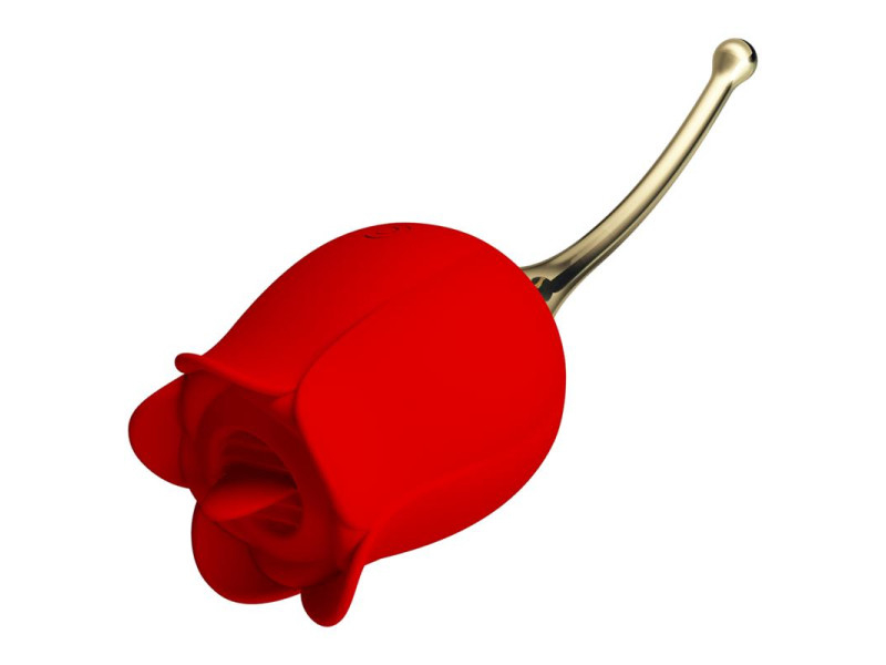 Rose Lover Estimulador con Vibracion y Licking