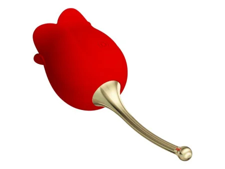 Rose Lover Estimulador con Vibracion y Licking Rose Lover Estimulador con Vibracion y Licking