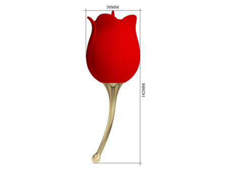 Rose Lover Estimulador con Vibracion y Licking Rose Lover Estimulador con Vibracion y Licking