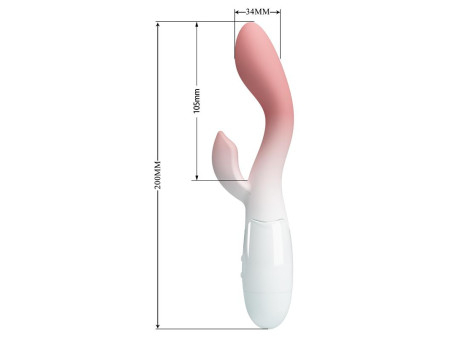 Brighty Vibrador Blanco y Rosa