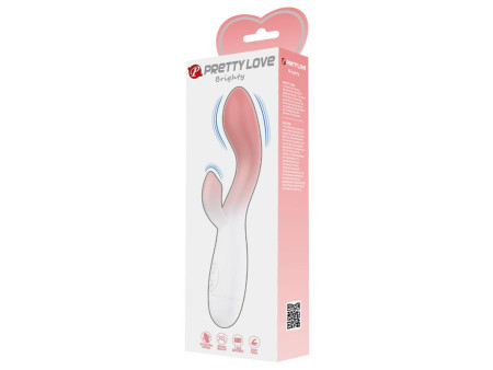 Brighty Vibrador Blanco y Rosa