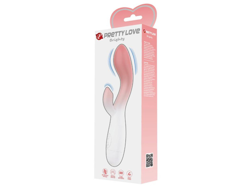 Brighty Vibrador Blanco y Rosa