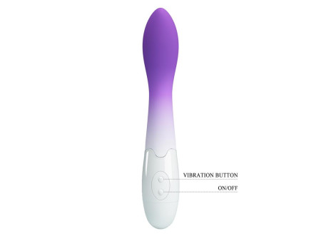 Bishop Vibrador Blanco y Purpura