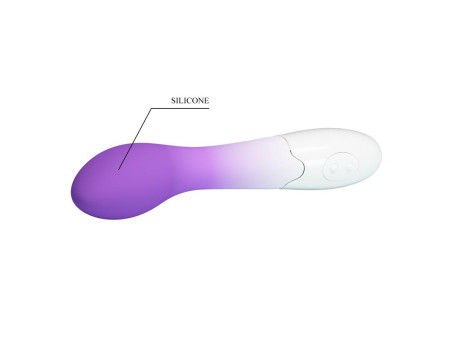 Bishop Vibrador Blanco y Purpura