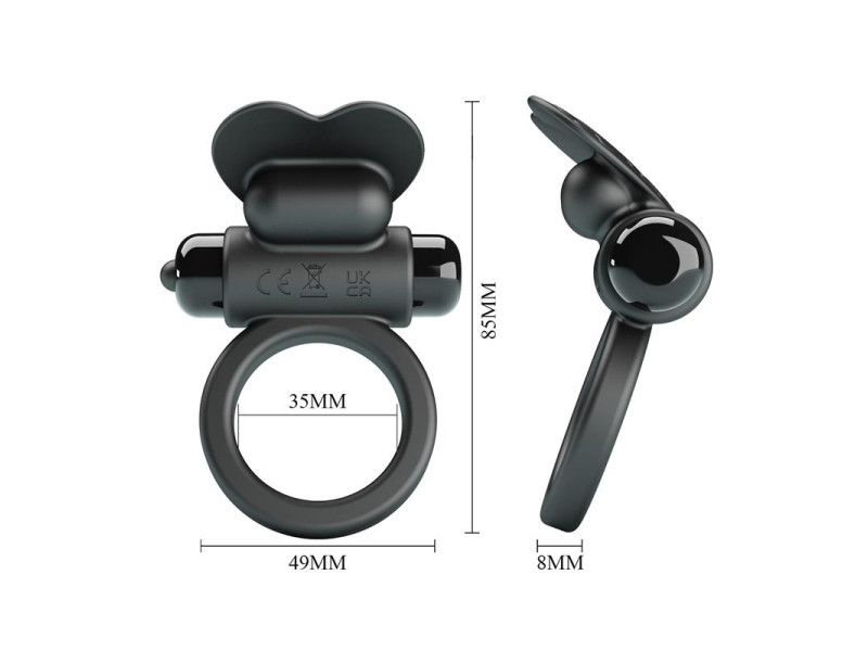 Debonaire Anillo para el Pene con Vibracion