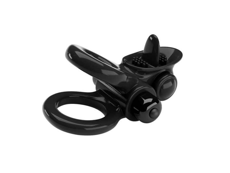 Passionate Anillo Doble para el Pene con Vibracion
