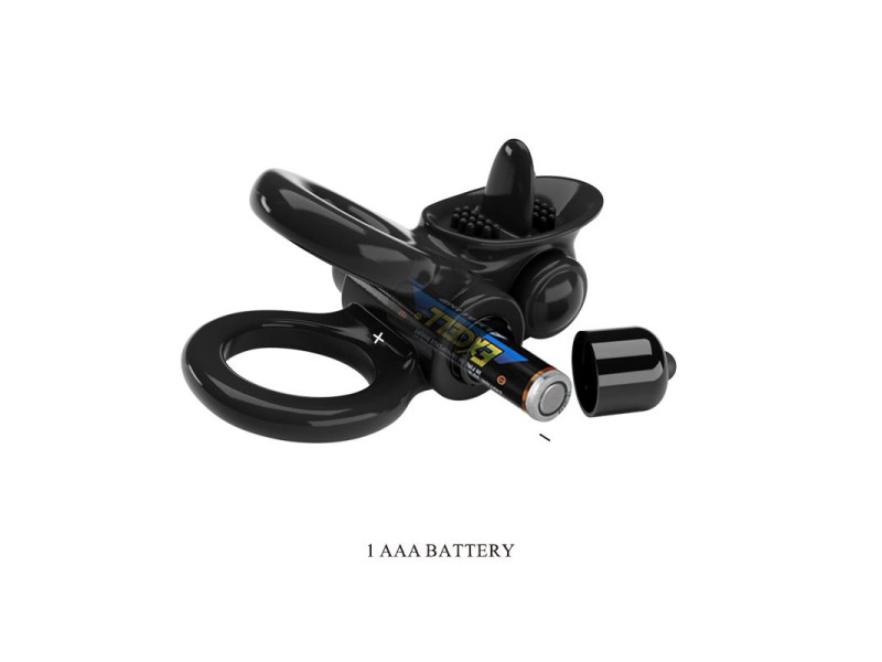 Passionate Anillo Doble para el Pene con Vibracion