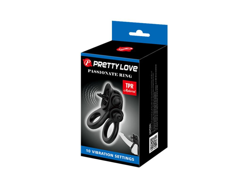 Passionate Anillo Doble para el Pene con Vibracion