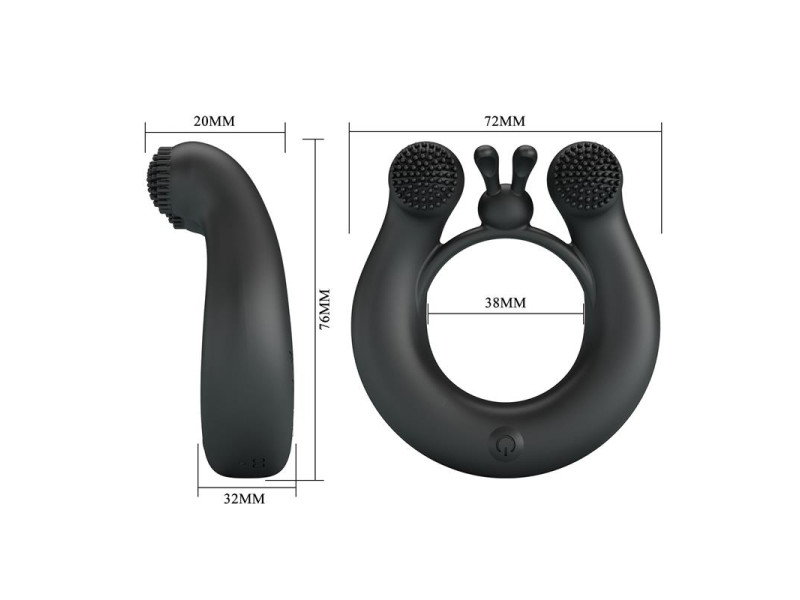 Dhalia Anillo para el Pene con Vibracion