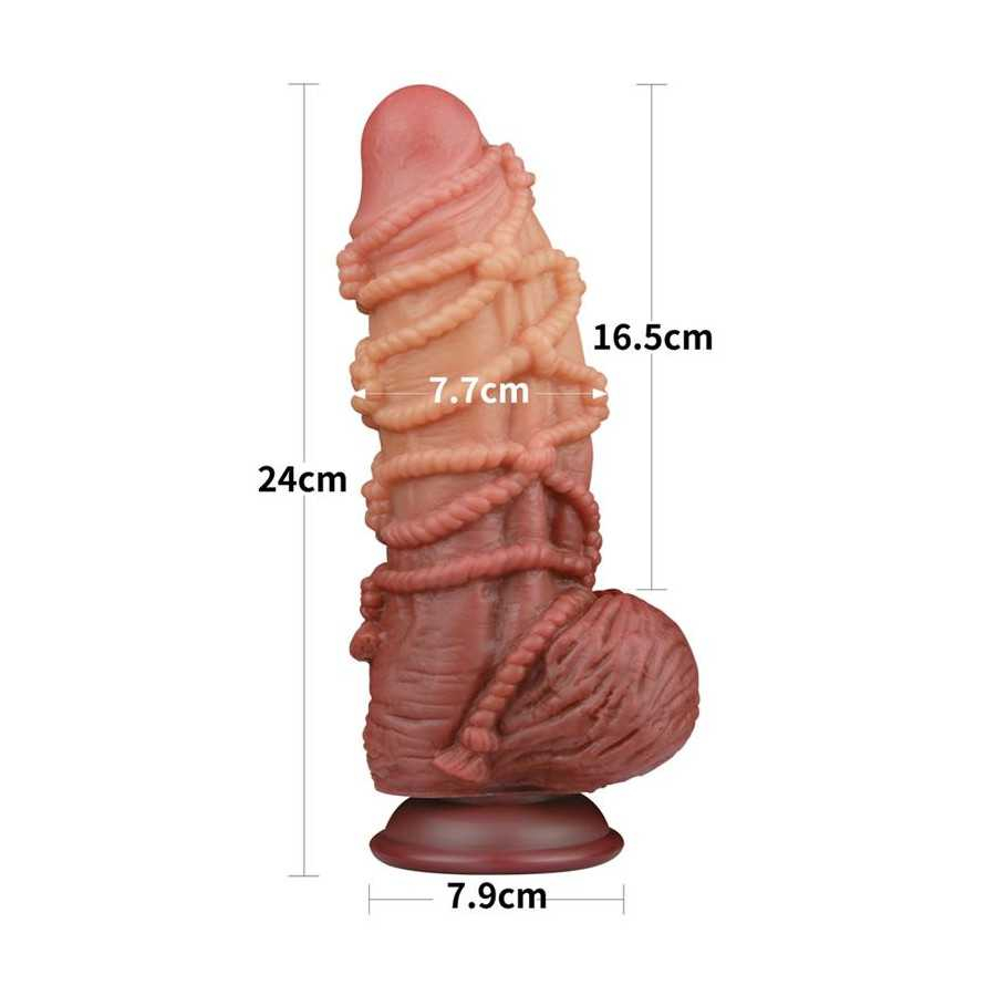 Dildo Dual Layer Tamano King Nature 95