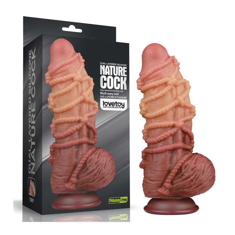 Dildo Dual Layer Tamano King Nature 95