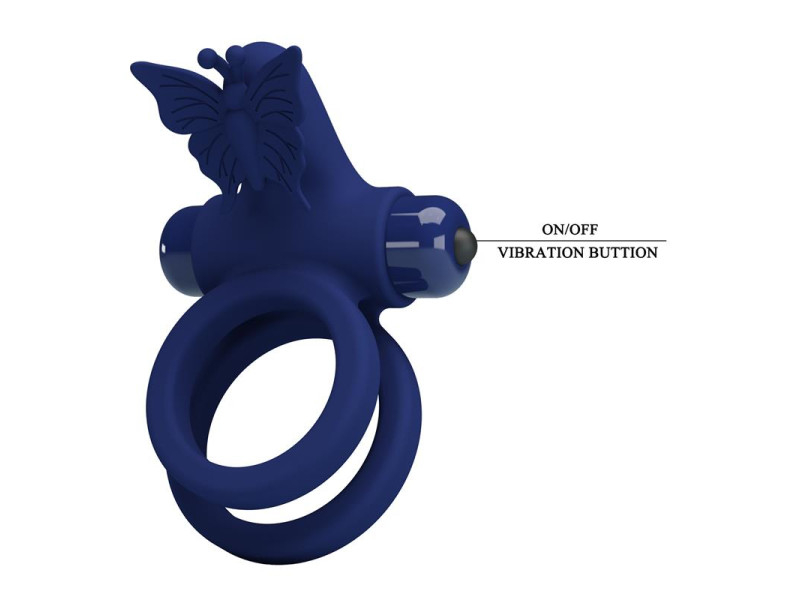Anillo Doble para el Pene con Vibracion