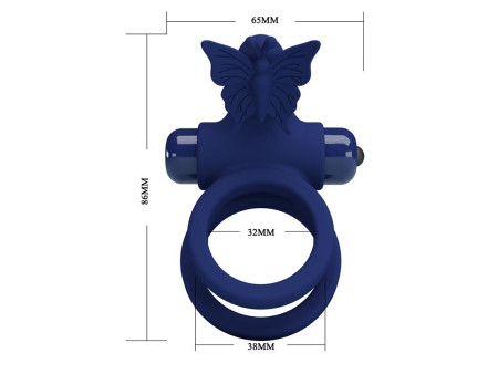 Anillo Doble para el Pene con Vibracion