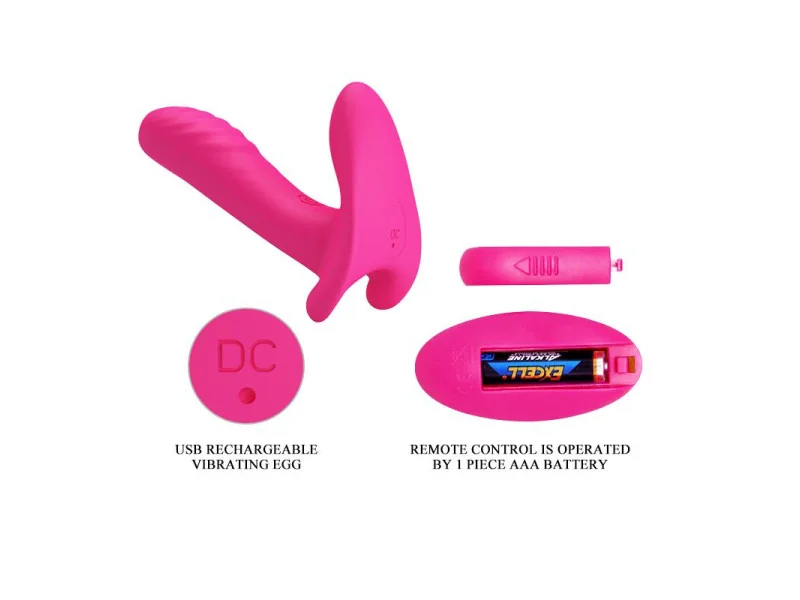 Estimulador para Parejas control Remoto USB