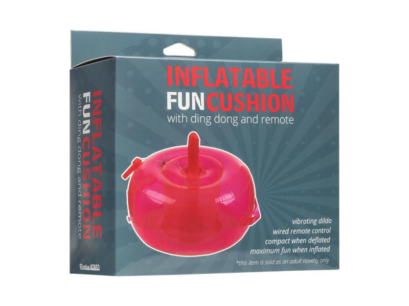 Cojin Hinchable con Dildo Vibracion y Control Remoto Ding Dong