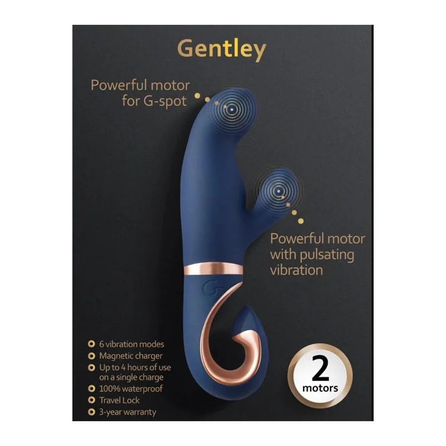 Gentley Vibrador Punto G Caribbean Blue