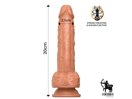 Octavius Dildo con Vibracion Thrusting y Waving 360º 78 20 cm