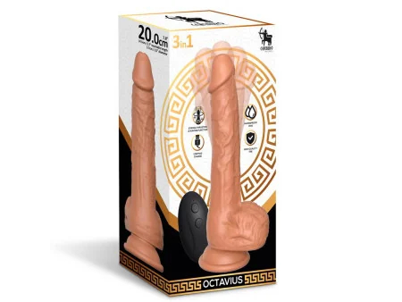 Octavius Dildo con Vibracion Thrusting y Waving 360º 78 20 cm