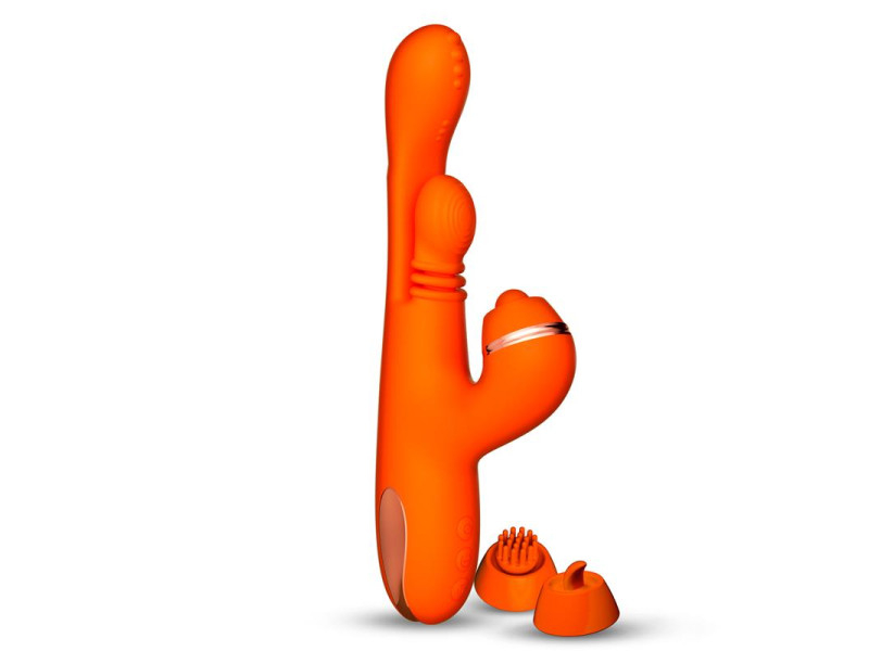 Ethan Vibrador Masaje 360º para el Punto G y Cabezales Intercambiables