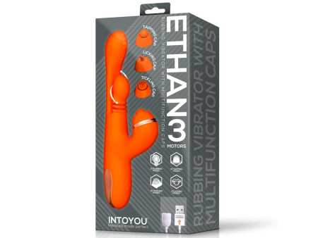 Ethan Vibrador Masaje 360º para el Punto G y Cabezales Intercambiables