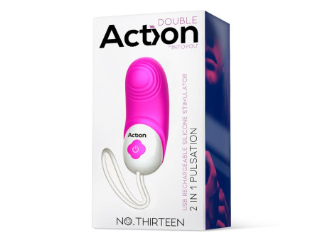 No Thirteen Estimulador 2 in 1 con Vibracion y Pulsacion