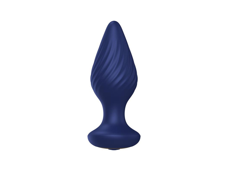 Spiral Plug Anal con Vibracion y Control Remoto