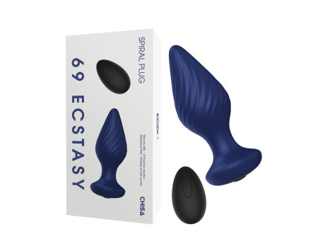 Spiral Plug Anal con Vibracion y Control Remoto Spiral Plug Anal con Vibracion y Control Remoto