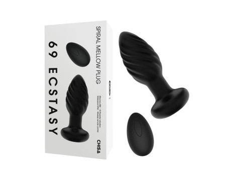 Spiral Mellow Plug Anal con Vibracion y Control Remoto Spiral Mellow Plug Anal con Vibracion y Control Remoto