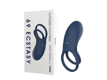 Cuttlefish Anillo para el Pene con Vibracion