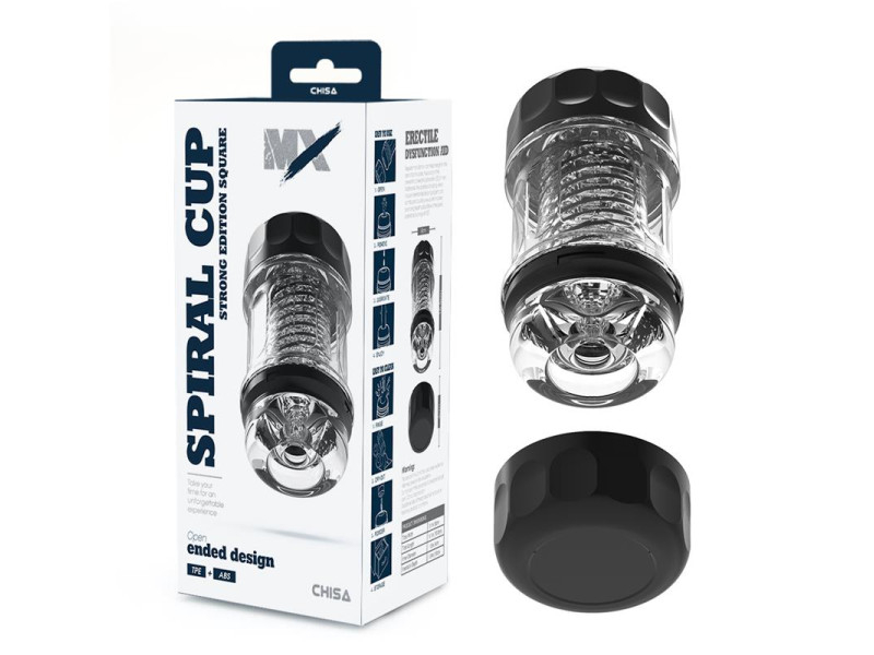 Spiral Cup Strong Edition Square Masturbador Masculino