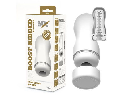 Boost Ribbed Stroker Masturbador Masculino