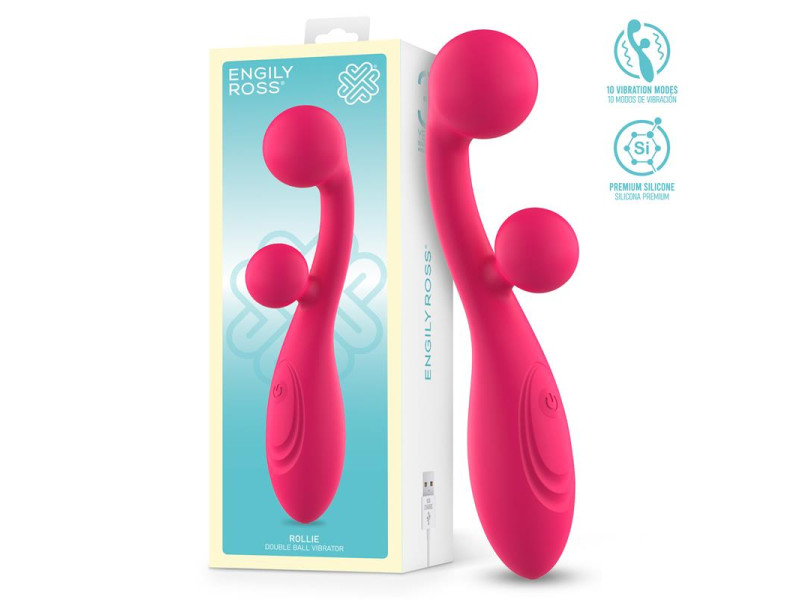 Rollie Vibrador con Doble Bola Estimuladora Rollie Vibrador con Doble Bola Estimuladora