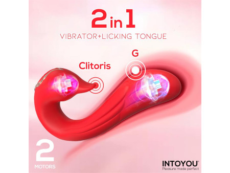 Swana Vibrador con Lengua y Angulo Ajustable