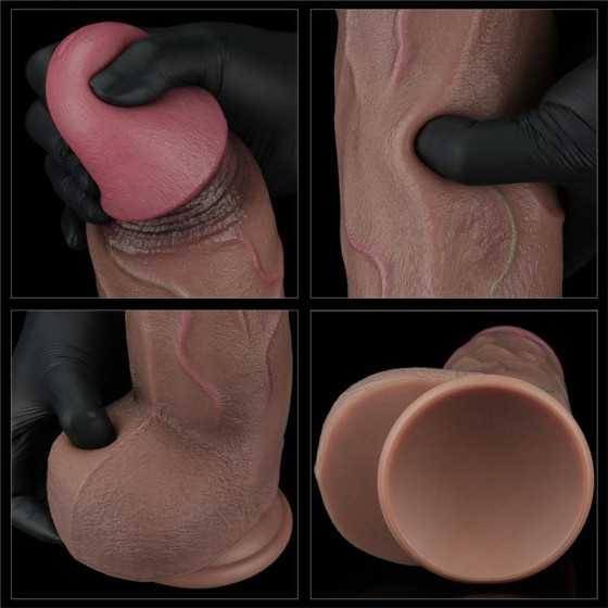 Dildo Silicona Dual Layered XXL 12