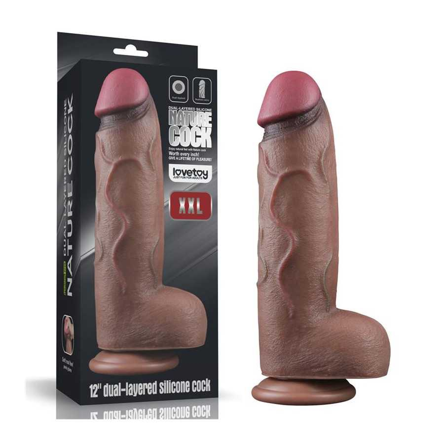 Dildo Silicona Dual Layered XXL 12