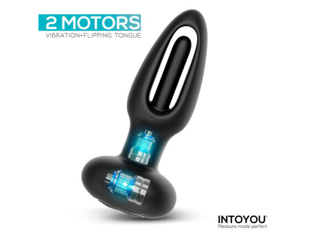 Sasha Plug con Vibracion y Lengua Flipping yControl Remoto