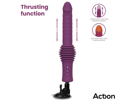 Roxer Sex Machine con Vibracion Thrusting Efecto Calor y Control Remoto