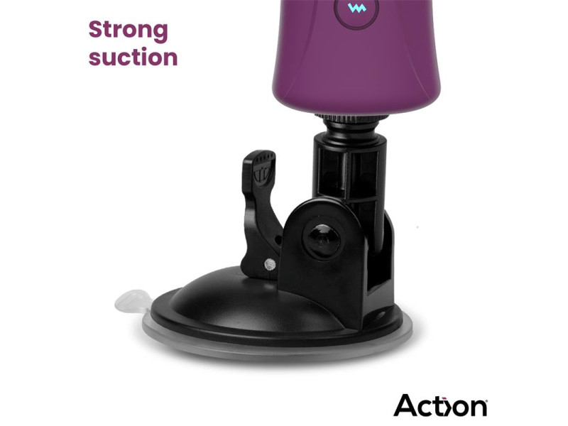 Roxer Sex Machine con Vibracion Thrusting Efecto Calor y Control Remoto