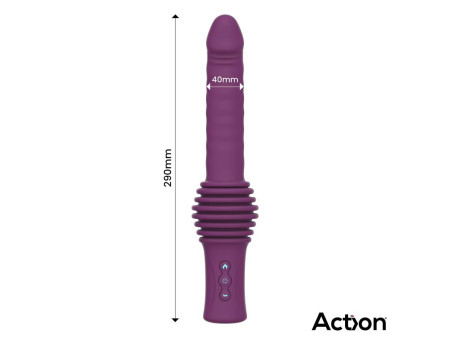 Roxer Sex Machine con Vibracion Thrusting Efecto Calor y Control Remoto