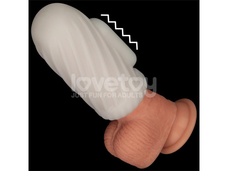 Knights Ring Funda para el Pene y Estimulador Spiral