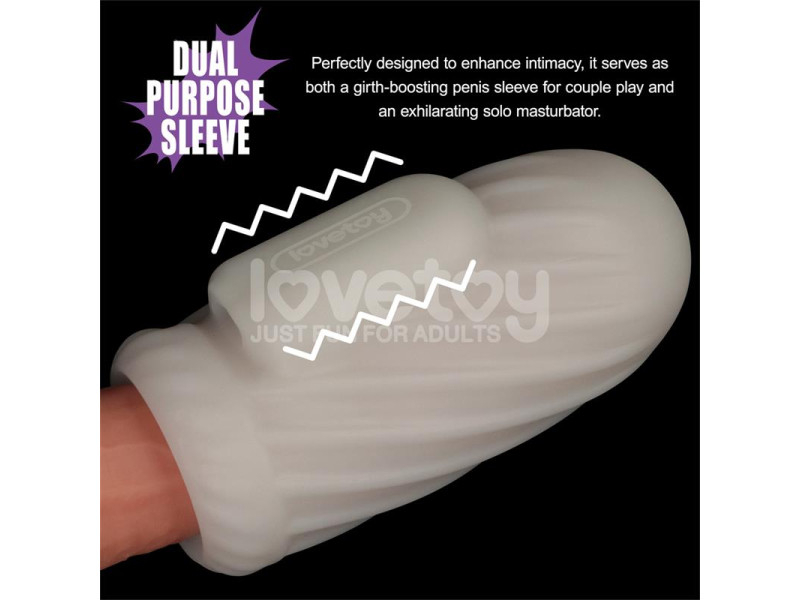 Knights Ring Funda para el Pene y Estimulador Spiral