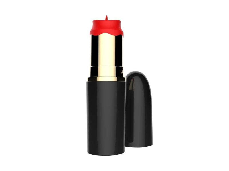 Estimulador de Pintalabios con Lengua Estimuladora USB Negro