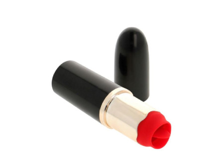 Estimulador de Pintalabios con Lengua Estimuladora USB Negro Estimulador de Pintalabios con Lengua Estimuladora USB Negro