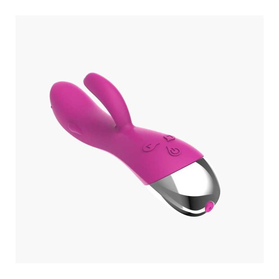 Vibrador Dolphin 6 Funciones USB Rosa