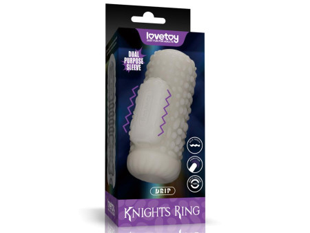 Knights Ring Funda para el Pene y Estimulador Drip Knights Ring Funda para el Pene y Estimulador Drip