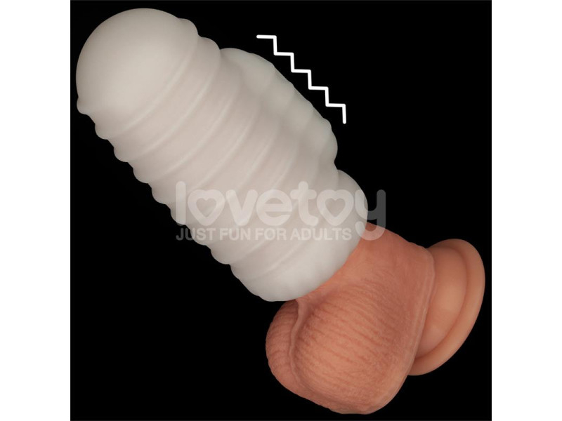 Knights Ring Funda para el Pene y Estimulador Wavy