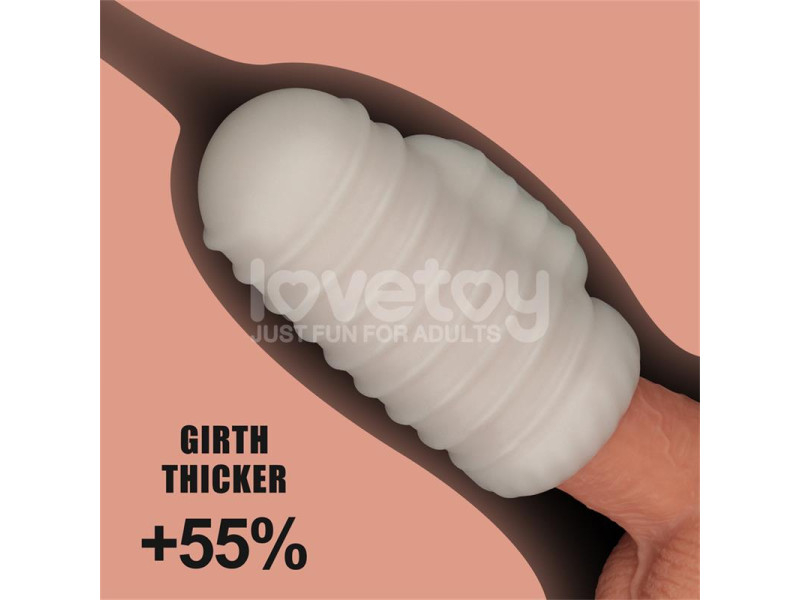 Knights Ring Funda para el Pene y Estimulador Wavy