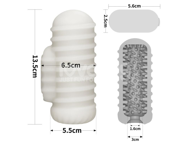 Knights Ring Funda para el Pene y Estimulador Wavy
